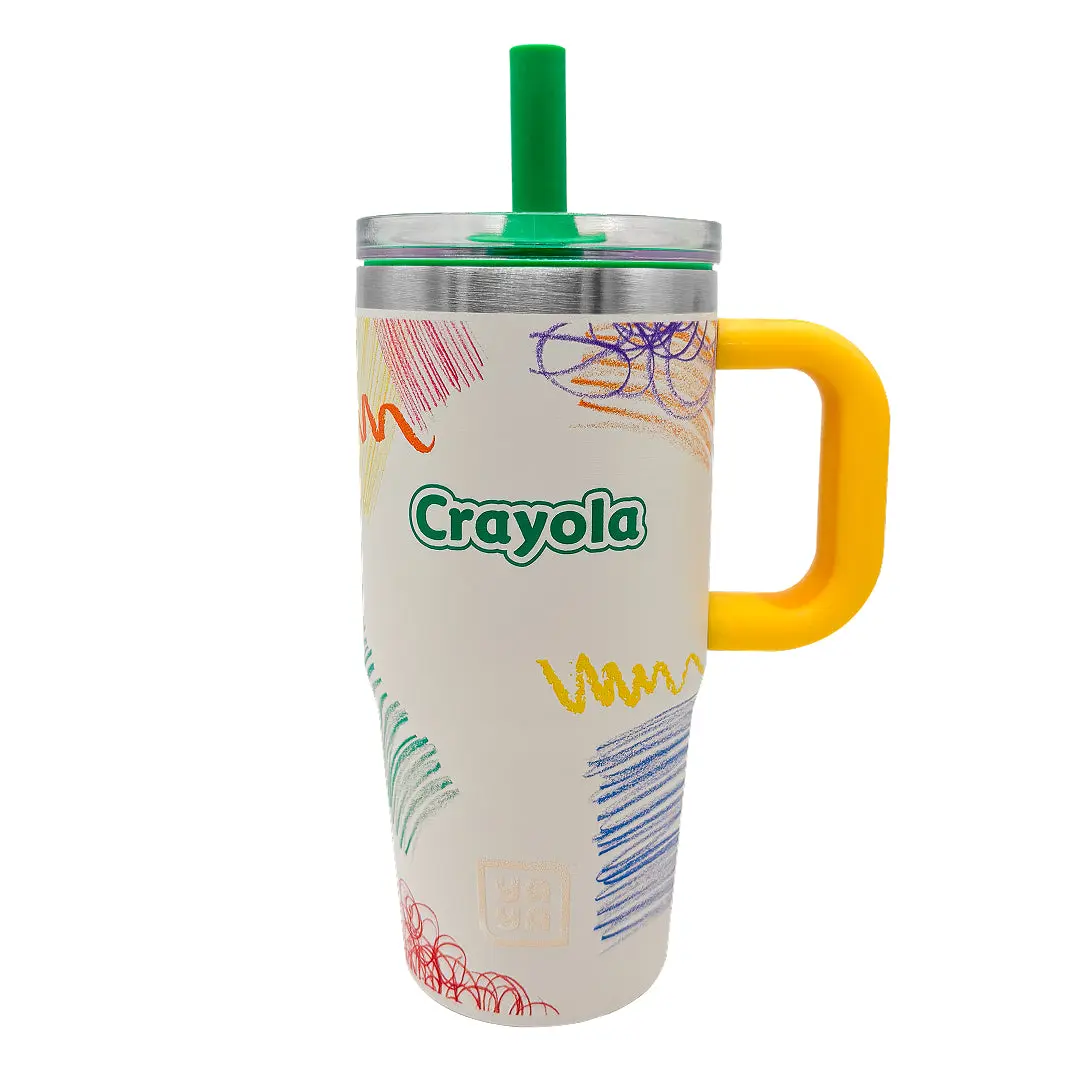 YAYA Crayola My First Travel Tumbler for Toddlers, 12oz, Spill-Proof YAYA Crayola My First Travel Tumbler for Toddlers, 12oz, Spill-Proof