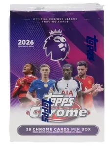 2026 Topps Chrome Premier League EPL Soccer Blaster Box