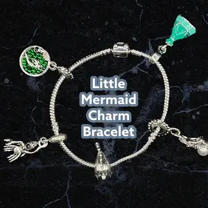 Little Mermaid 5 charm bracelet 18 cm
