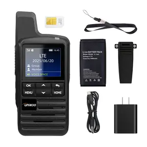 Explore Nationwide with UNIKOO N300 4G Global POC Walkie Talkie with SIM Card for Hiking Adventures - Nationwide U.S. Communication, Long Range, Clear Audio