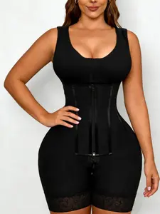 SY Fajas 1 Count Fajas Colombianas Moldeadoras Shapewear, Tummy Control Butt Lifter Body Shaper Girdles, Post Surgery Compression Garment, Waist Trainer, Corset, High Compression Shapewear Bodysuit, Underwear, Suitable For Various Occasions