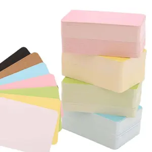 Graffiti Hand Drawing Blank Card, 100pcs/box Handwritten Card, Custom Message Card, Message Card, Office Stationery & Supplies for Home School Office