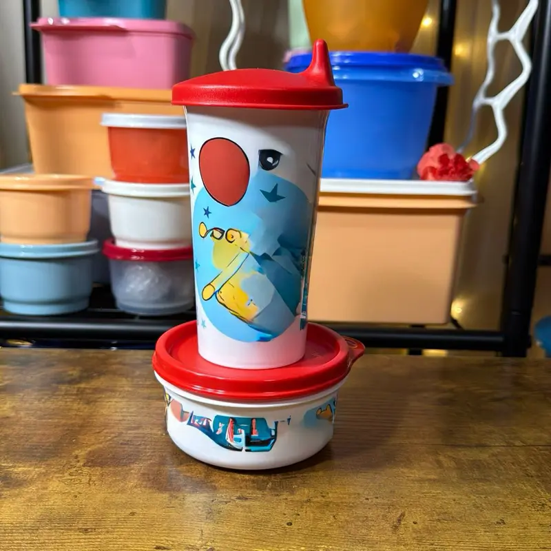 Tupperware Kids Set Red