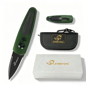 ZMRYDS FD9001 Mini Folding Knife – D53 Blade, G10 Handle, EDC Tool, suitable for camping, hiking, outdoor activities, kitchen tools, an ideal gift choice, high-quality premium neck knife gift set