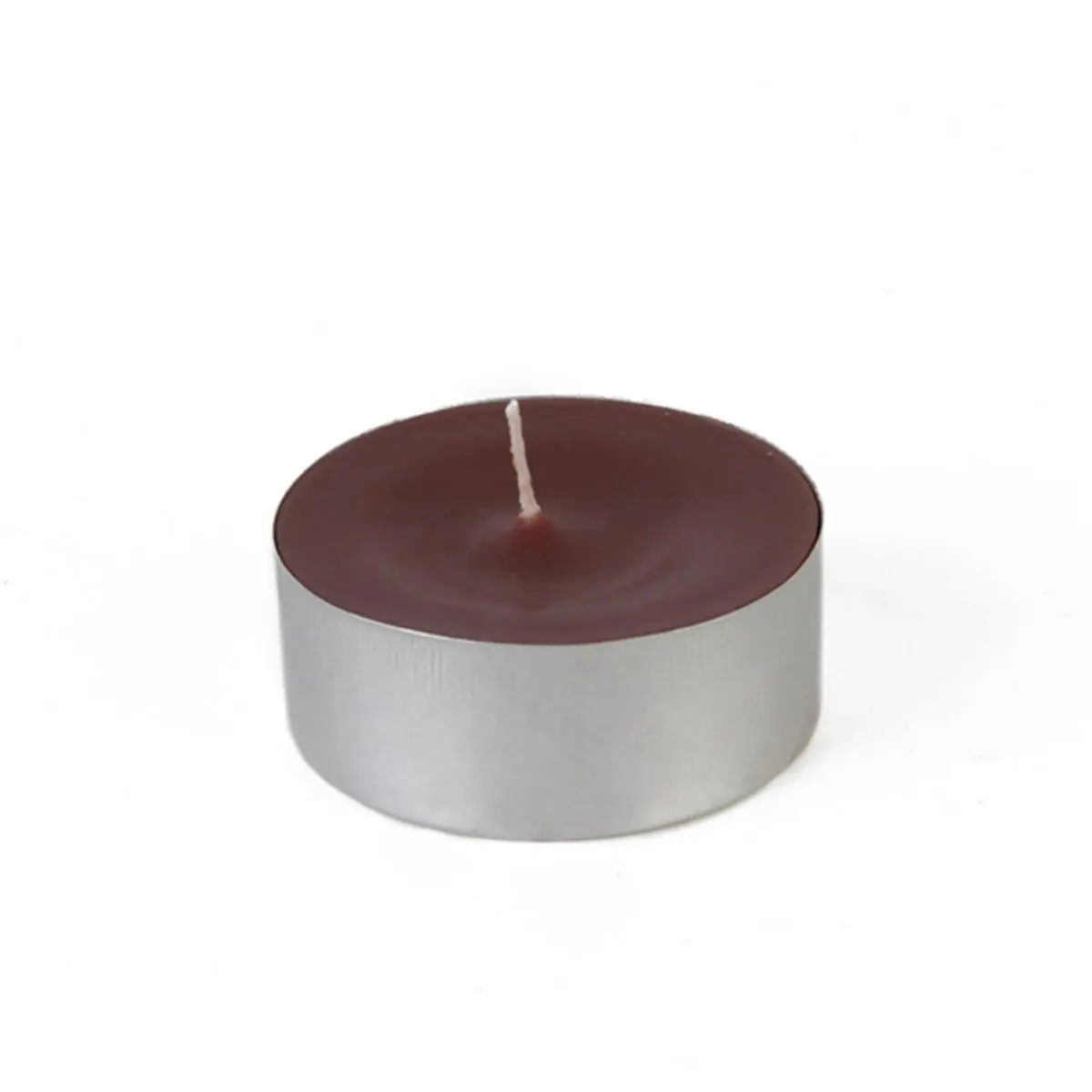 Traditional Citronella Mosquito Repellent Decorative Candles - 12-Piece Boxed Luxury 2.25 inch x 1 inch Mega Oversized Brown Tealight, Hand Poured Home Decor Centerpieces for Outdoor Events, Boxed Luxury Candles