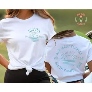 Personalized Family Beach Vacation Shirt, Family Name, Family Beach Trip, Family Matching Shirts, Customized Family Trip T Shirt