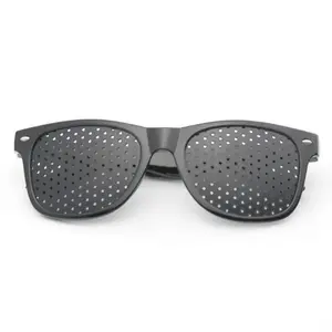 2026 New Unisex Square Pinhole Glasses - Anti-Myopia, Astigmatism, Strabismus Correction, Fatigue Relief, Lightweight Eyewear, PC Frame, Universal Size, Black Frames, Sports Eyewear, Accessories for Women (Black Friday, Christmas Promotions)