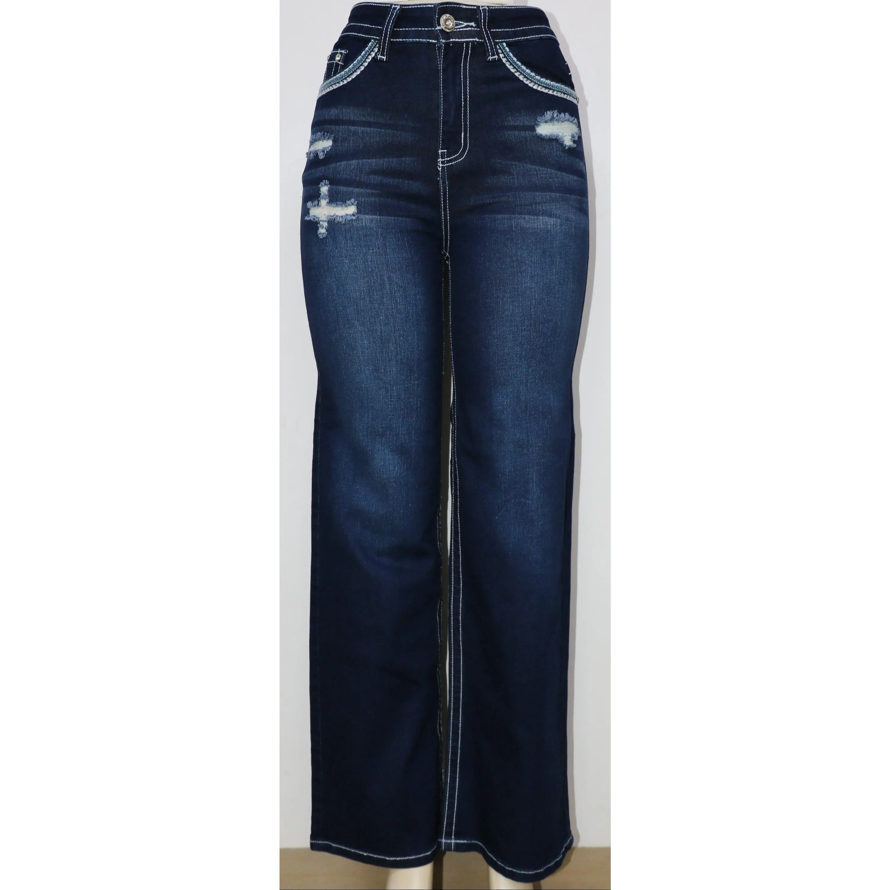 USC-F027 Sexy Medieval Meredith Levanta Cola Jeans spring Retro Wide