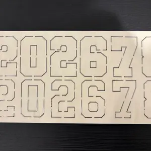 2.5” Varsity 2026|7|8 - Wooden Die Cut