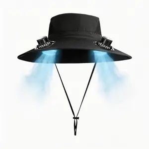 Solar Fan Hat – Ultimate Sun Protection with Built-In Fan! Stay Cool with Dual Power Supply, USB Rechargeable, Anti-Mosquito & Dustproof Features. Perfect for Outdoor Work, Fishing, Hiking, and Summer Adventures