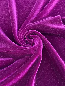 Magenta Stretch Velvet
