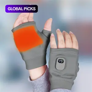 Heated Gloves, Rechargeable Heated Gloves for Men Women, Upgrade Non-Slip Electric Heating Glove for Cycling, Winter Hand Warmer Hunting, Skiing, Outdoor, Work, Outdoor Sports Gloves (Palm Heating)