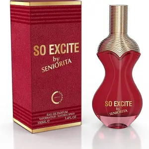Seniorita Camara Perfume So Excite for Women Eau de Parfum 100 ml - Eau de Parfum Spray in Red Bottle with Gold Cap