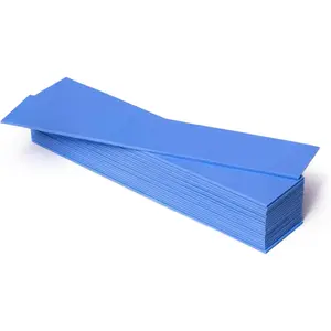 20 Pieces 120 x 20 x 1 mm Thermal Pads, 6 W/m.K Conductive Silicone Pad for M.2 SSD GPU Heatsink LED PS4 PS5 & More - Blue