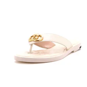 Pre-owned Gucci Women's Nadeline Interlocking G Thong Sandals GG Embossed Leather by Rebag