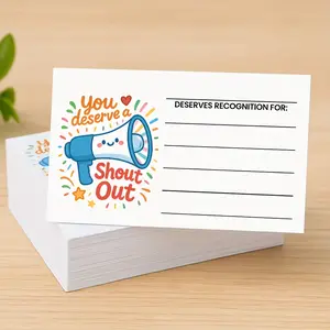 20/40 Pcs Positive Encouragement Cards, Positive Affirmation Cards, Positive Message Card for Teachers, Students, Employees - Incentive Gratitude Reward Card | Suitable for classroom, office team rewards, employee appreciation