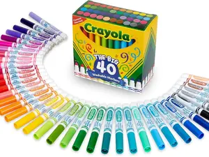 Ultra Clean Washable Markers (40ct), Colored Markers for Kids, Coloring Book Marker Set, Stocking Stuffers for Kids, Christmas & Holiday Gifts, Ages 3+