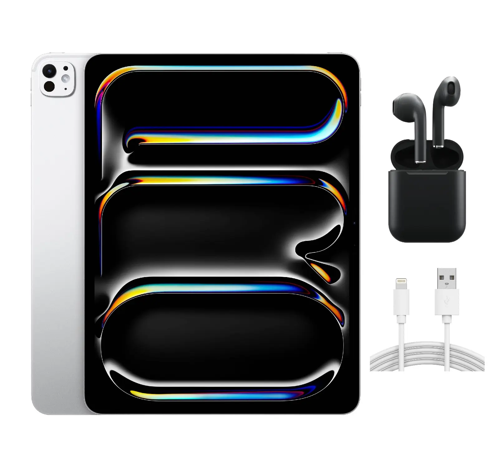 Refurbished Apple iPad Pro 13 inch M4 (2024) A2926 (WiFi + Cellular Unlocked) Acceptable Condition with Wireless Earbuds & 1 Year Warranty