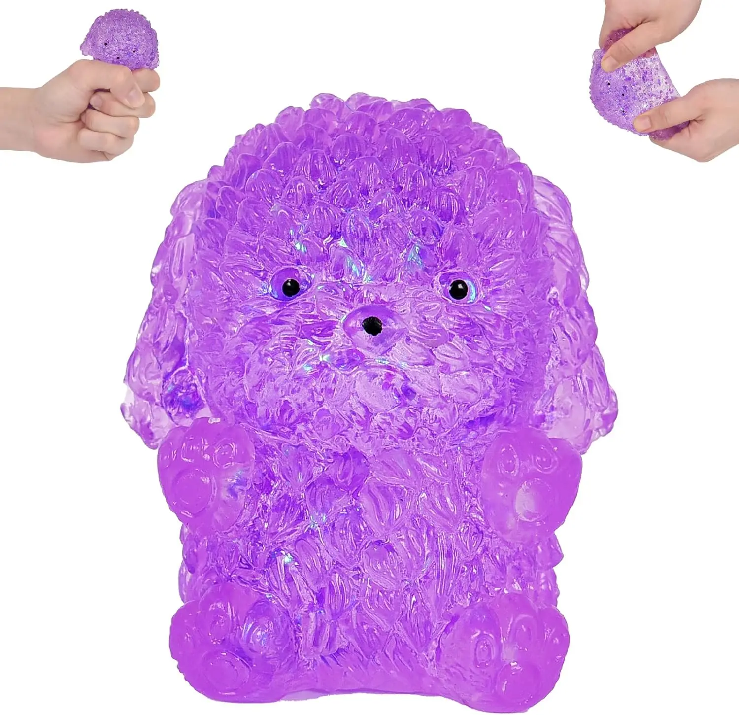 Shiny Dog Slow Soft Ball – Cute Animal Sensory Fidget Toy for Adults & Teens, Soft Squeeze Ball, Calming Fidget Gift