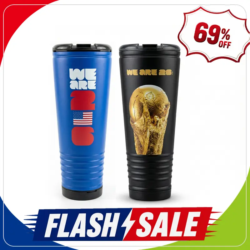 Official FIFA 2026 Ultimate Fan 24oz Loud Cup Blow Horn-Cup 700ml Cheer & Sip Mega Bundle Couple Outfit rowdy cup(Limited Super Set) Reusable Water Bottlefor Sports Games Drinkware Tumbler summerwins