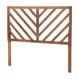 Belisma Ash Walnut Finished Wood Queen Size Headboard