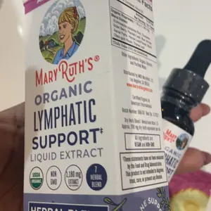 MaryRuth's Lymphatic Support Herbal Blend Liquid Drops - USDA Organic Lymphatic Cleanse - Echinacea & Elderberry - Blue Vervain - Vegan - 30 Servings