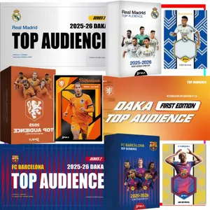 DAKA 2024-25 Season TOP AUDIENCE Series Star Player Cards Real Madrid CF FC Barcelona Autographed Collectible Cards soccer packs Sealed Box