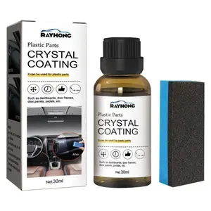 Car Plastic Parts Crystal Coating Agent, Plastics Trim Restorer, Car Interior Care Agent, Professional Car Maintenance Agent
