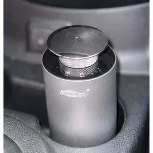 Air Aroma Car Diffuser Machine Waterless Fragrance Fogger for Automobiles Aroma Diffuser Wireless electric Silver