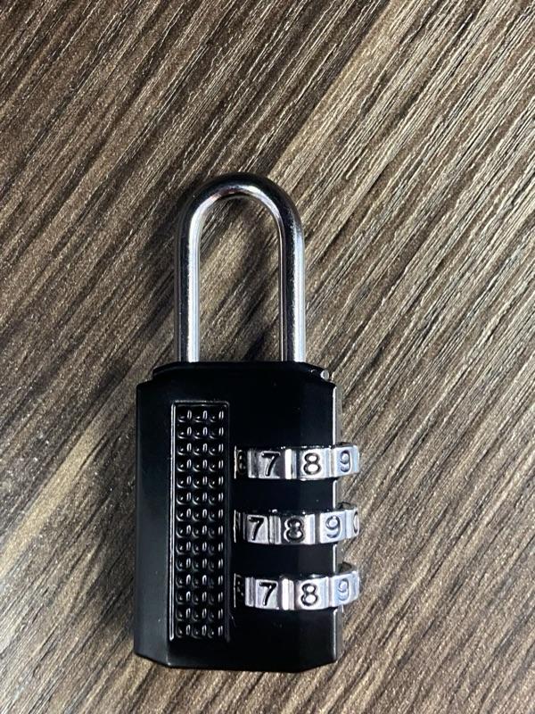 Rust-Resistant Combination Padlock with Secure 3 Digit Code for Enhanced Security Multiple colors available