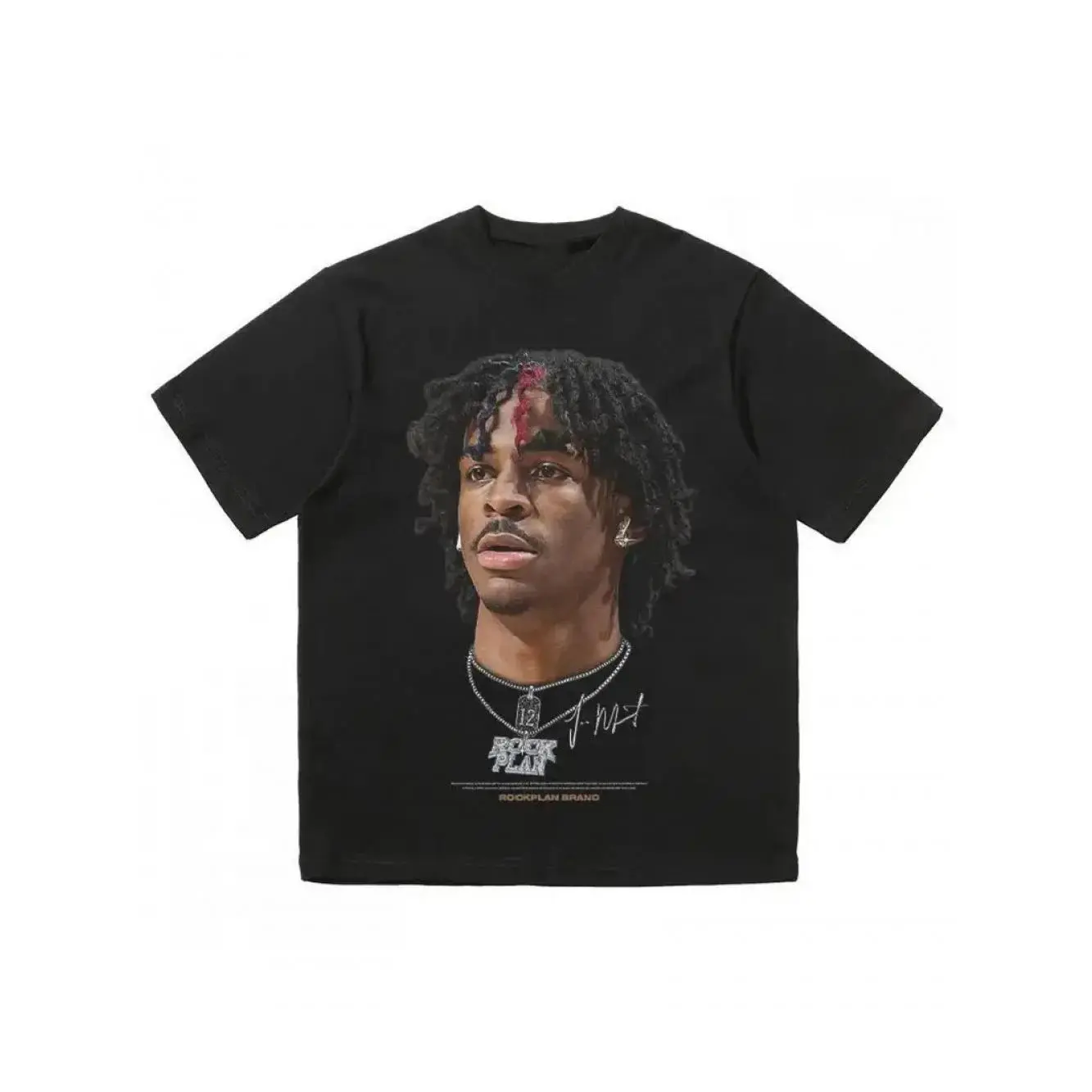 Y2K-Inspired Men's Cotton T-Shirt with Basketball Star Print - Soft, Breathable & Comfortable |       Casual Streetwear for All Seasons