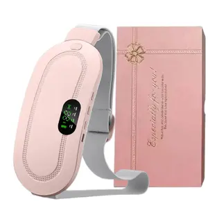 Heating Pad for Period Cramps, Three-Speed Adjustment，Portable Cordless Rechargeable Heating Pad for Menstrual Pain Relief Electric Heat Belt,Gifts for Her Women Girl Wife，Birthday Gifts  (Pink)