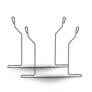 Torque Chrome-Plated Anti-Sail Bracket Pair (2) for Mud Flaps - Durable Carbon Steel, Corrosion-Resistant, 26x21 Inch for Heavy-Duty Trucks and Trailers (2 x TRMFB2621)