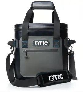 RTIC Ultra-Tough Soft Cooler 20 Can, Insulated Bag Portable Ice Chest Box for Lunch, Beach, Drink, Beverage, Travel, Camping, Picnic, Car, Trips, Floating Cooler Leak-Proof with Zipper