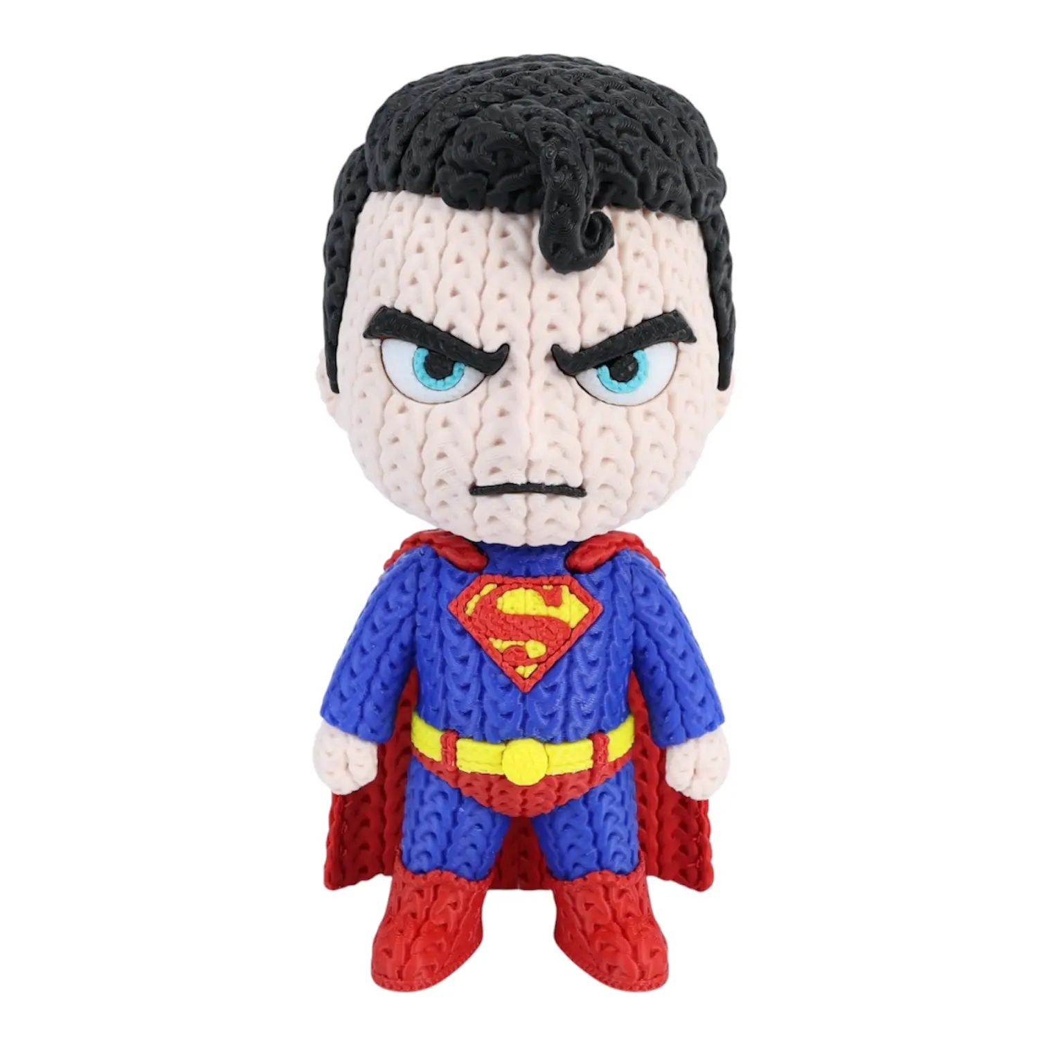 Superman Knitted - Inspired 3D Printed Collectible