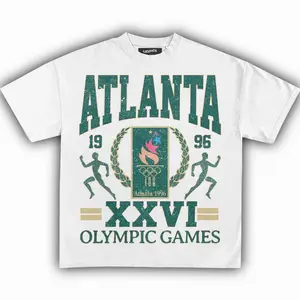 Streetwear 96 ATLANTA SUMMER GAMES CENTENNIAL VINTAGE VINTAGE UNISEX T-SHIRT 5JF