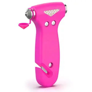 3-in-1 Car Safety Hammer – Emergency Escape Tool with Window Breaker & Seat Belt Cutter, Ideal Family Safety Gift for Car Kits