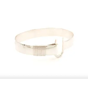 HOOK BRACELET, SILVER, 10MM