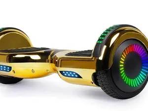GlareWheel M3 Hoverboard LED Light Bluetooth Chrome