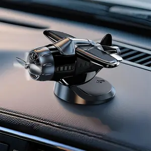 Solar-Powered Car Air Freshener, Car Fragrance, Airplane Rotating Propeller Design, Ideal for Cars Trucks & Home Decoration, Enhance Your Vehicle’s Aroma