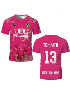 New Summer Maillot JUL Jersey Tchikita Youth Breathable Quick Dry Training Football T-shirt Men and Women Fashion Sports Tees