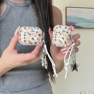 Halo Pentagram | Star Pendant | Shell Pattern Earphone Cover | Best Friend Gift | Headphone Accessories | Suitable for AirPods 1 2 3 4 Pro Pro2 Pro3