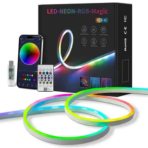 1.RGB Flexible LED Strip Lights Music Sync APP Remote Control 2.Waterproof RGB LED Strip DIY Home Bedroom Gaming Room Decor   3.TikTok Viral RGB Light Strip Cuttable Color Changing Ambient Lamp