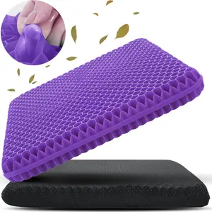 Premium Large Gel Seat Cushion — Deep Support, Breathable Cooling, Relief for Sciatica & Lower‑Back Pain — Christmas & Thanksgiving Present