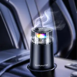 LupuAuto Car Aromatherapy Diffusers - Dynamic Star Light, 3 Adjustable Fragrance Modes, Long-Lasting Scent, Intelligent Vibration Sensor, Cute Design for Car, Office