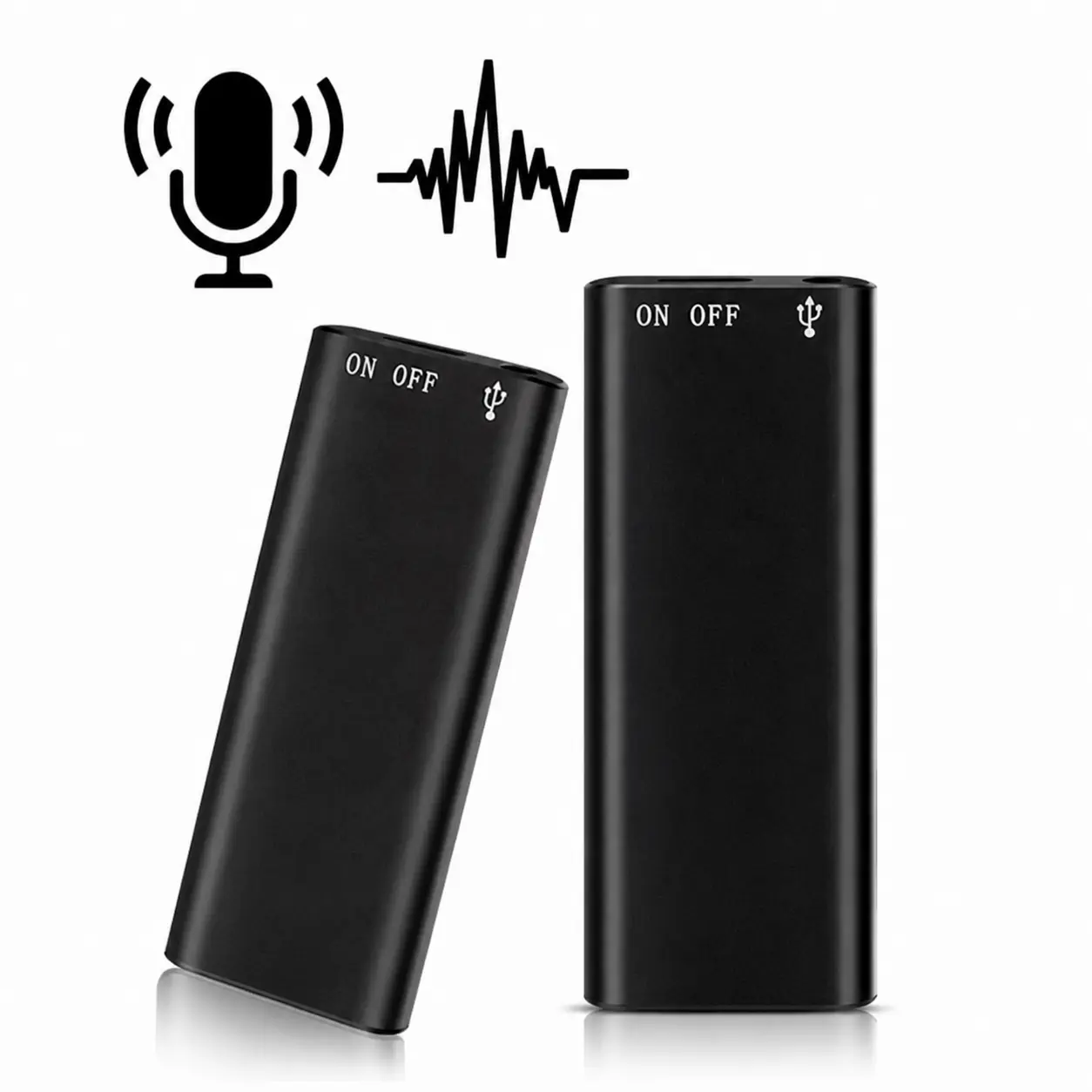 1pc Professional Voice Activated Digital Recorder, 8GB High Definition Noise Canceling MP3 Player, Ultra Thin Portable Recording Pen for Business Meetings, No Battery Included