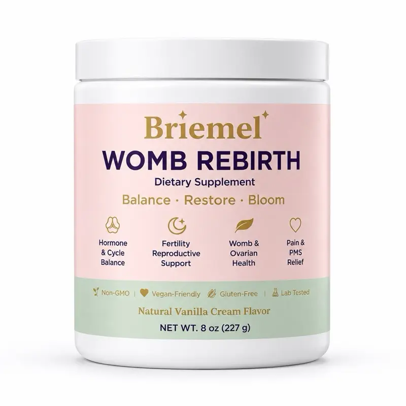Women's Hormone Balance Supplement Powder - Fertility Support, Womb Rebirth Support, Ovarian Health Boost, PMS Relief