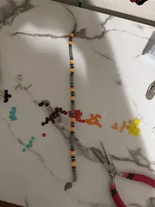 Clay Bead Hair Clip