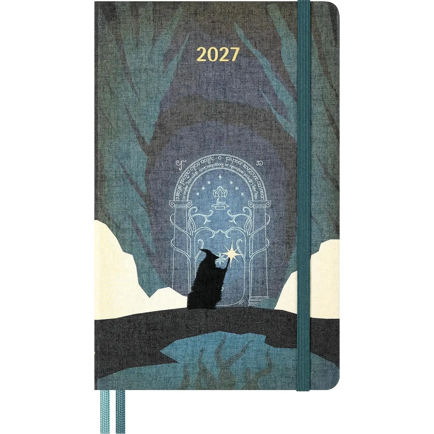 Moleskine Limited Edition The Lord of the Rings 2027 Weekly Planner - 12-Month (Jan–Dec 2027), Hard Cover, Large (5" x 8.25"), Gandalf Design, 144 Pages, Office Appointment Book Organiser