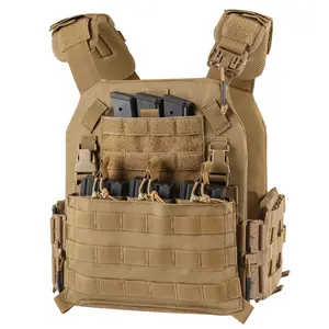 VOTAGOO GEN2 Quick Release Molle Vest, Adjustable Breathable Lightweight Vest